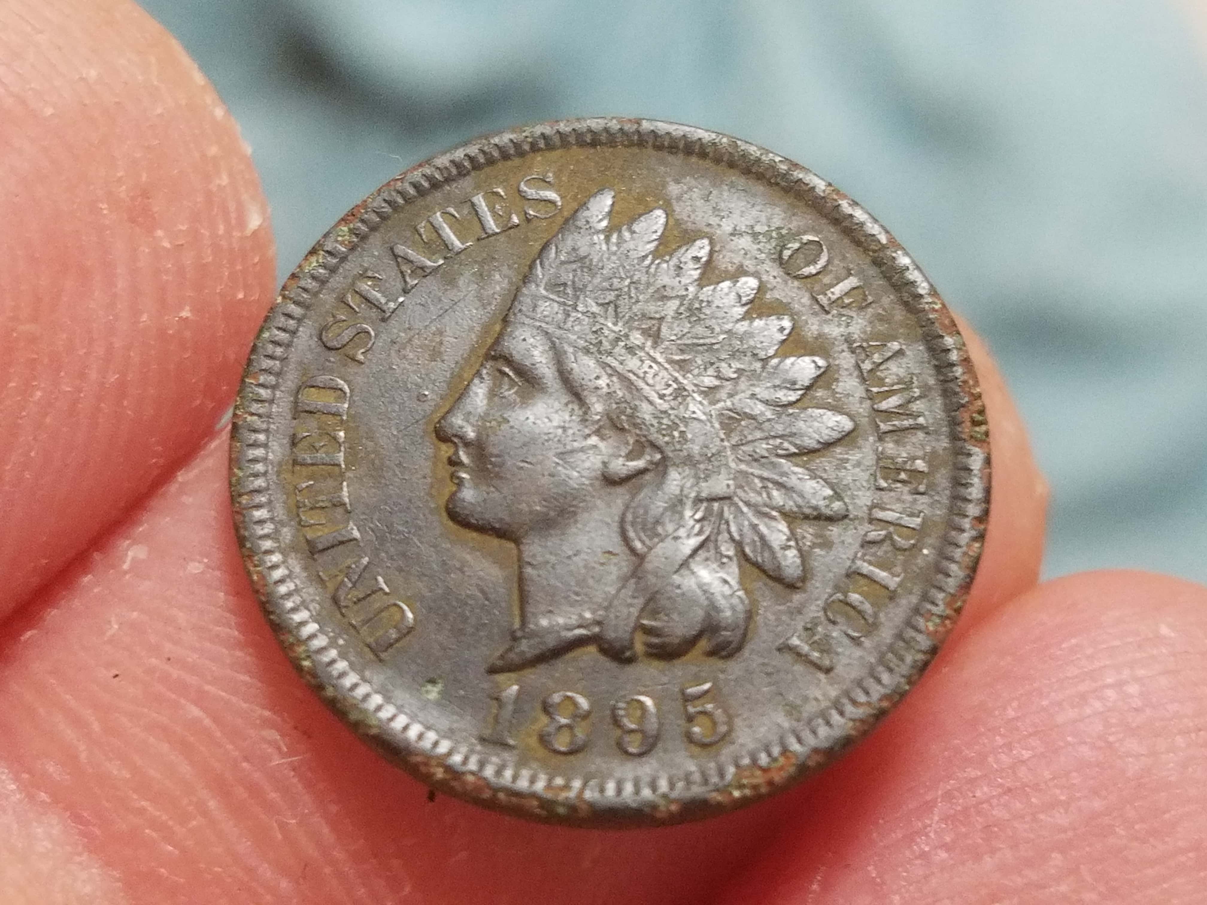 1852 Indian Head Penny found with Equinox 800