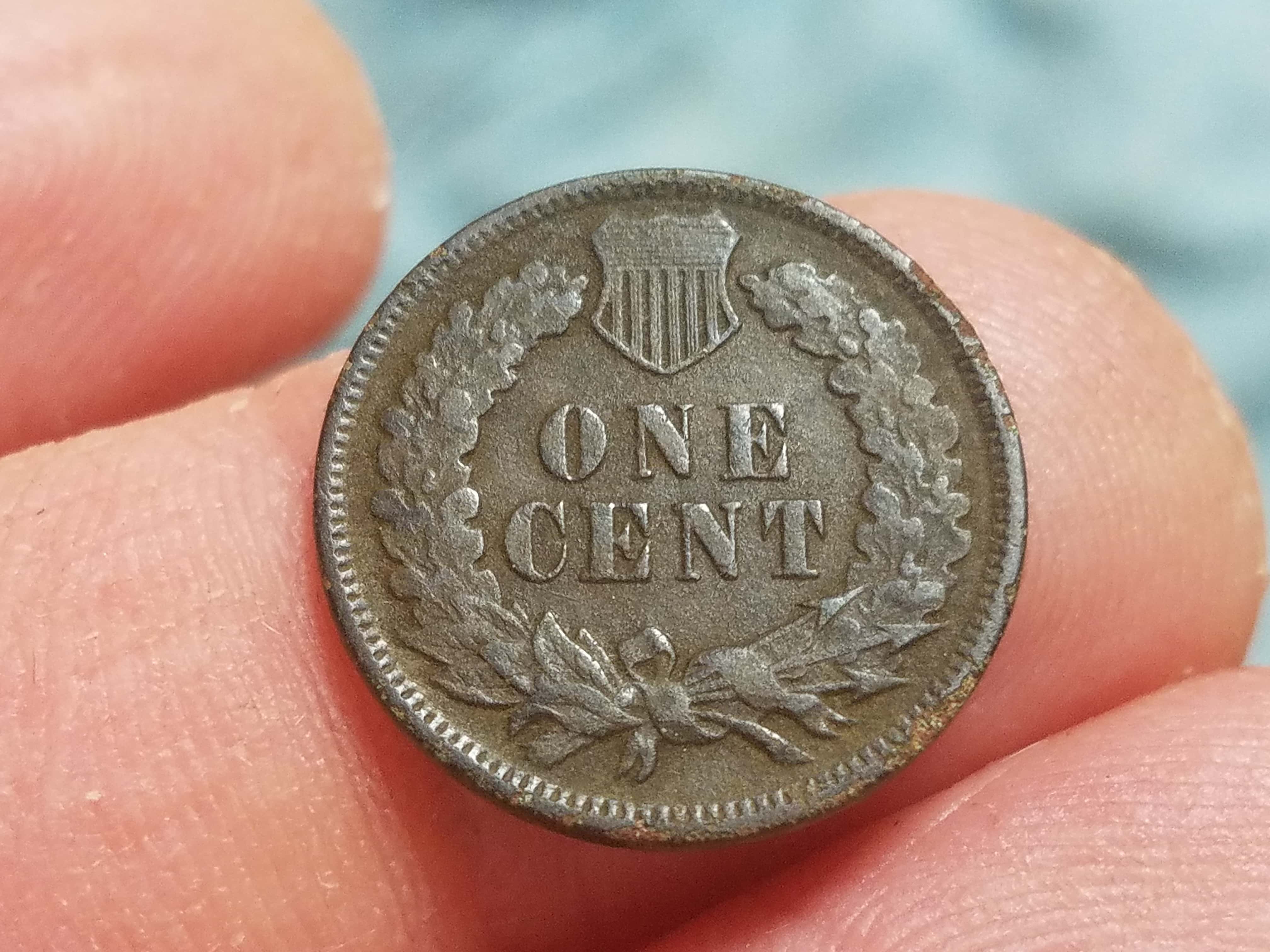 1852 Indian Head Penny found with Equinox 800