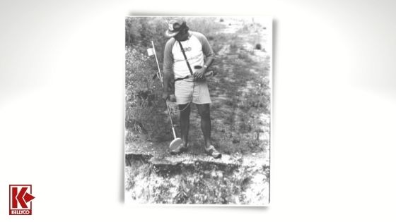 Jim and his first modified hip-mount Deepseeker