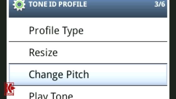 Pitch Of The Audio Response