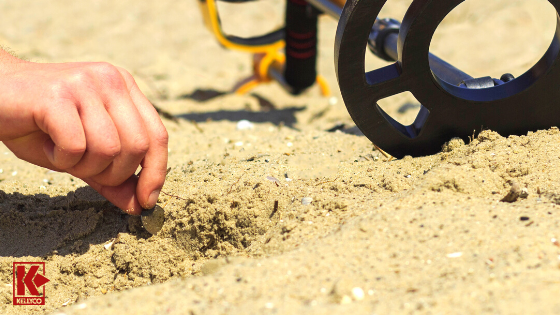 Finding coins with a metal detector on the beach can be much easier than you expect.