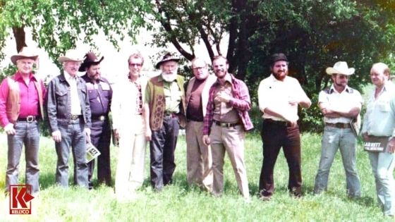 Stu Auerbach And Friends At A Field Event.